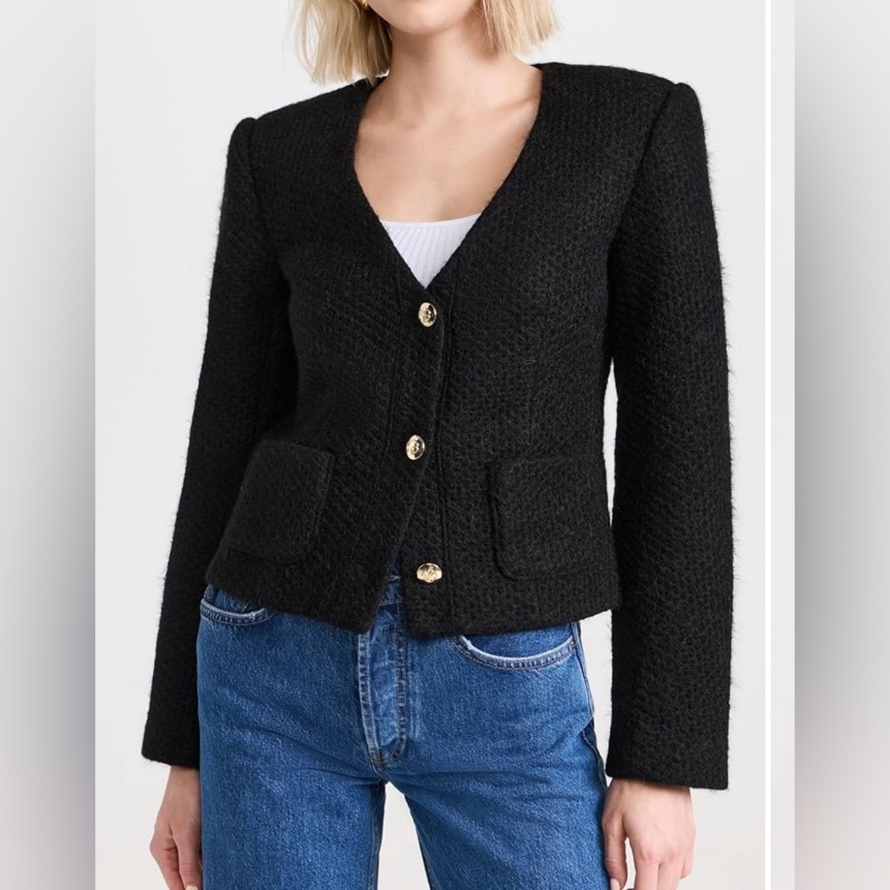 NWT Anine Bing Anitta Woven Jacket - size S